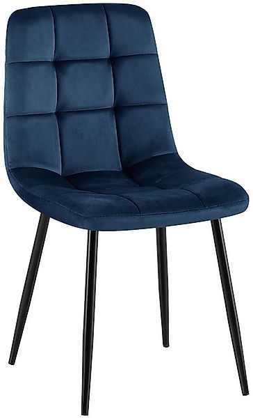 CLP Esszimmerstuhl Antibes (1er, 1 St), Sitzpolster mit Samtbezug, bis 150 günstig online kaufen