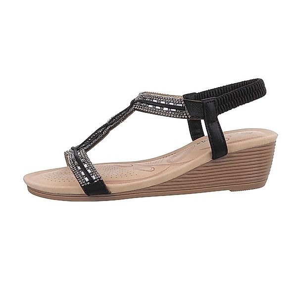 Ital-Design Elegante Wedge-Sandalen mit Komfort- und günstig online kaufen