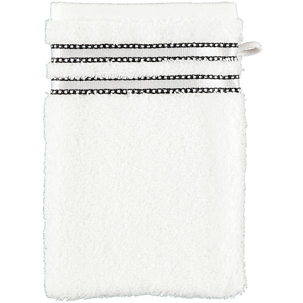 Vossen Cult de Luxe - Farbe: 030 - weiß - Waschhandschuh 16x22 cm günstig online kaufen