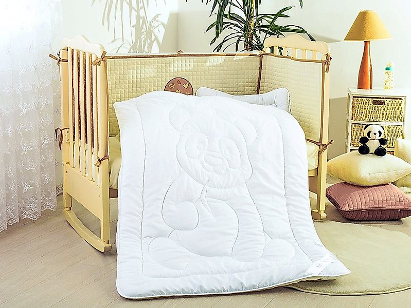 SEI Design Kinderbettdecke 100x135 Pandabär, Füllung: günstig online kaufen