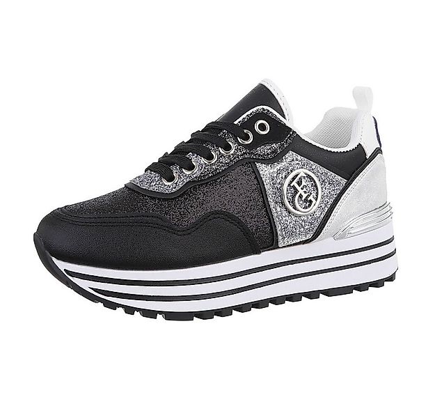 Ital-Design Damen Low-Top Freizeit Sneaker (86188184) Keilabsatz/Wedge Snea günstig online kaufen