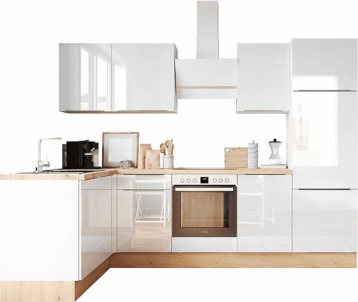 RESPEKTA Winkelküche "Safado aus der Serie Marleen" Breite 280 cm, mit Soft günstig online kaufen