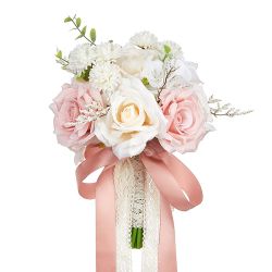 Kunstblumenstrauß Brautsträuße, künstliche Rosen, Handgefertigt, Romantisch günstig online kaufen