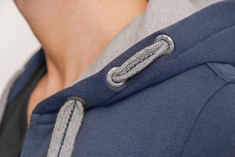 HRM Kapuzensweatjacke Herren Sweatjacke mit Kapuze / Kapuzensweater mit Rei günstig online kaufen