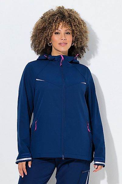Ulla Popken Softshelljacke Softshell-Funktionsjacke wasserabweisend Kapuze günstig online kaufen