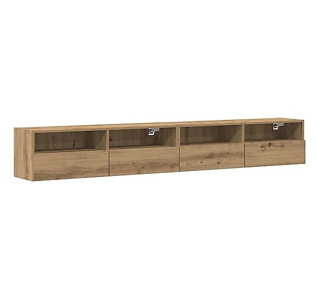 vidaXL TV-Wand TV-Wandschrank 2 pcs Artisan-Eiche 100 x 30 x 30 cm, (2-St) günstig online kaufen