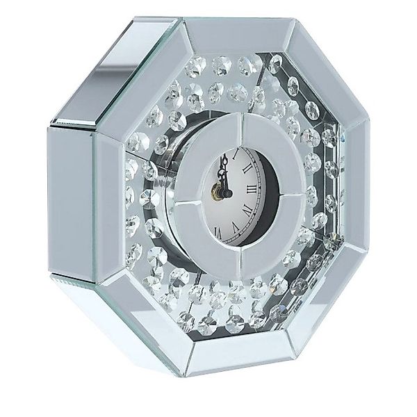 Online-Fuchs Tischuhr moderne Standuhr aus Spiegelglas günstig online kaufen