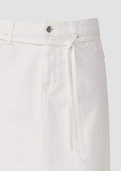 s.Oliver Maxirock Jeansrock in A-Shape mit offenem Saum günstig online kaufen