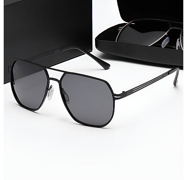PACIEA Sonnenbrille Herren Metallrahmen UV Schutz Outdoor Fahrer (0018-St) günstig online kaufen