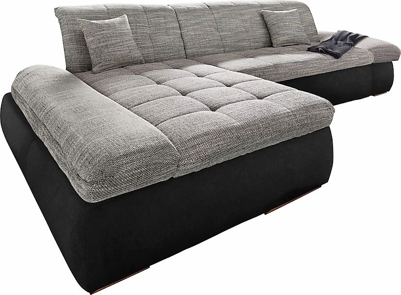 DOMO collection Ecksofa "PB Moric wahlweise mit Bettfunktion + Armteilverst günstig online kaufen