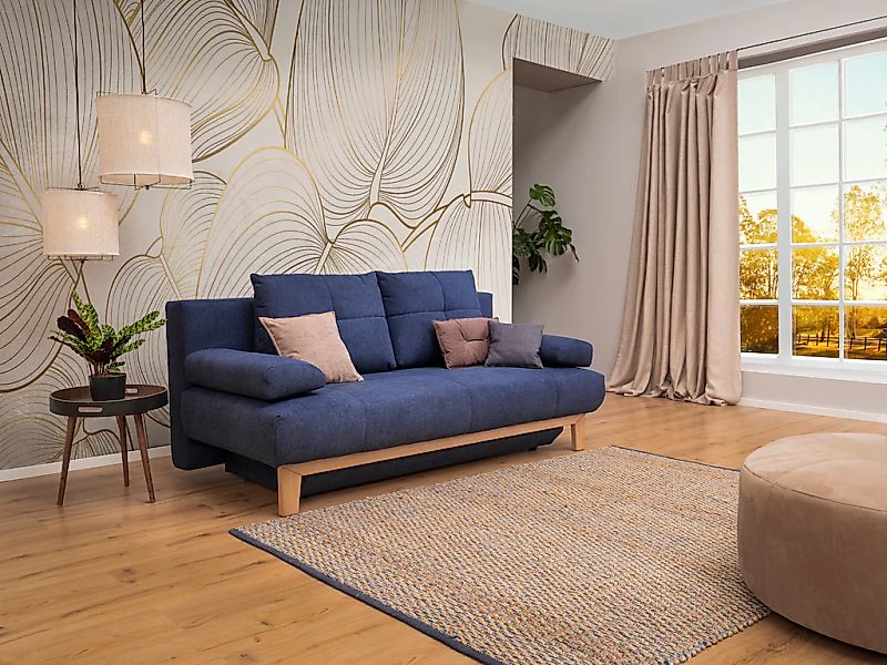 alina Schlafsofa "Ama" mit Bettfunktion und Stauraum günstig online kaufen