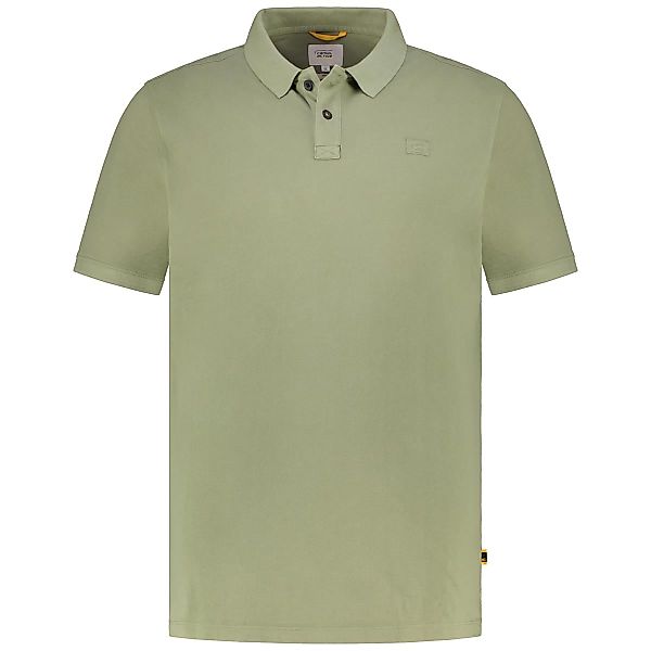 camel active Poloshirt mit Garment-Dye-Färbung Farbe grün Größe: 5XL günstig online kaufen