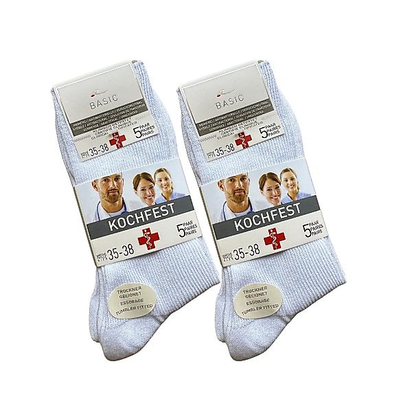 Sockswear Gesundheitssocken Berufsocke in weiß kochfest günstig online kaufen