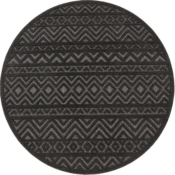 Paco Home Teppich Livorno 673, rund, günstig online kaufen