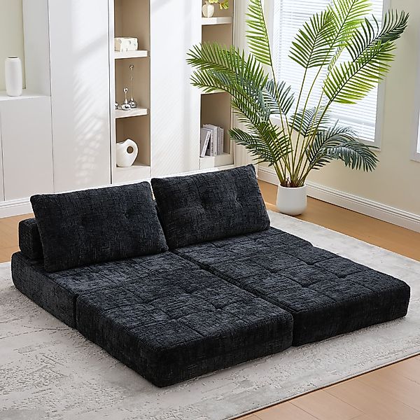 Fanttik Sofa Schlafsofa Klappsofa mit Kissen günstig online kaufen