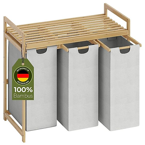 Bellamio Ausziehwäschekorb Newa (inkl. 3 Wäschesäcke), günstig online kaufen