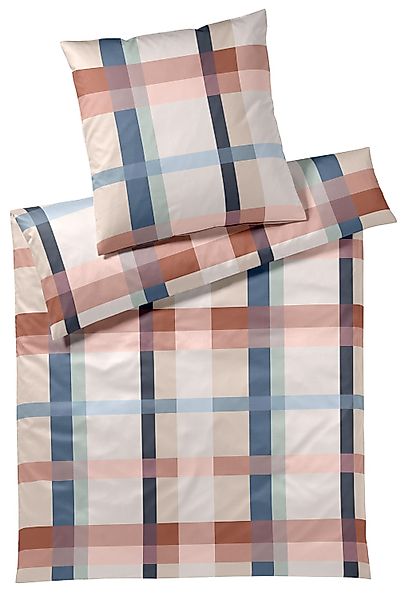 Elegante Bettwäsche "carree" 2 Stk. tlg. angenehmes Hautgefühl günstig online kaufen