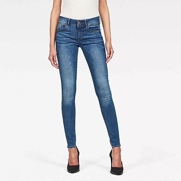 G-star Midge Mid Waist Bootcut Jeans 23 Faded Blue günstig online kaufen