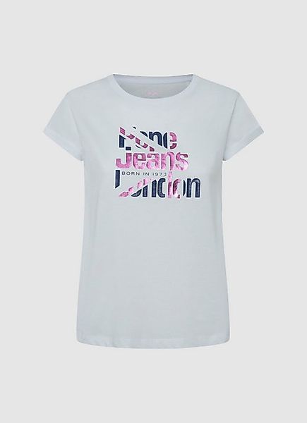 Pepe Jeans T-Shirt ENOLA mit metallischem günstig online kaufen