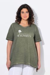 Ulla Popken T-Shirt T-Shirt cold dyed günstig online kaufen