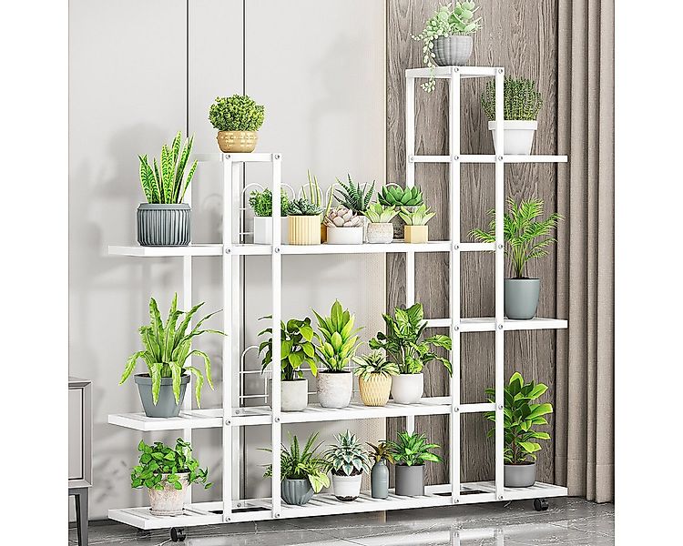 GarveeMore Blumenständer Pflanzenständer Blumenständer Schmiedeeisen Rack O günstig online kaufen