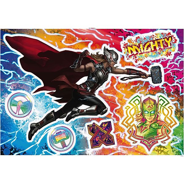 Komar Wandtattoo "Thor4 - Mighty Jane - Größe 100 x 70 cm", selbstklebend, günstig online kaufen