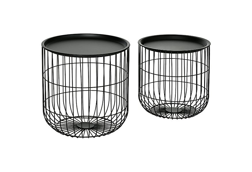 HOMCOM Couchtisch Beistelltisch mit Stauraum im Skandidesign (Sofatisch, 2- günstig online kaufen