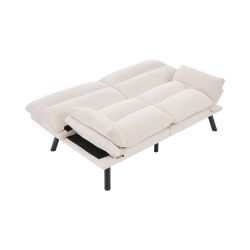 KLAM HOME Sofa Moderner Chenille-Zweisitzer mit günstig online kaufen