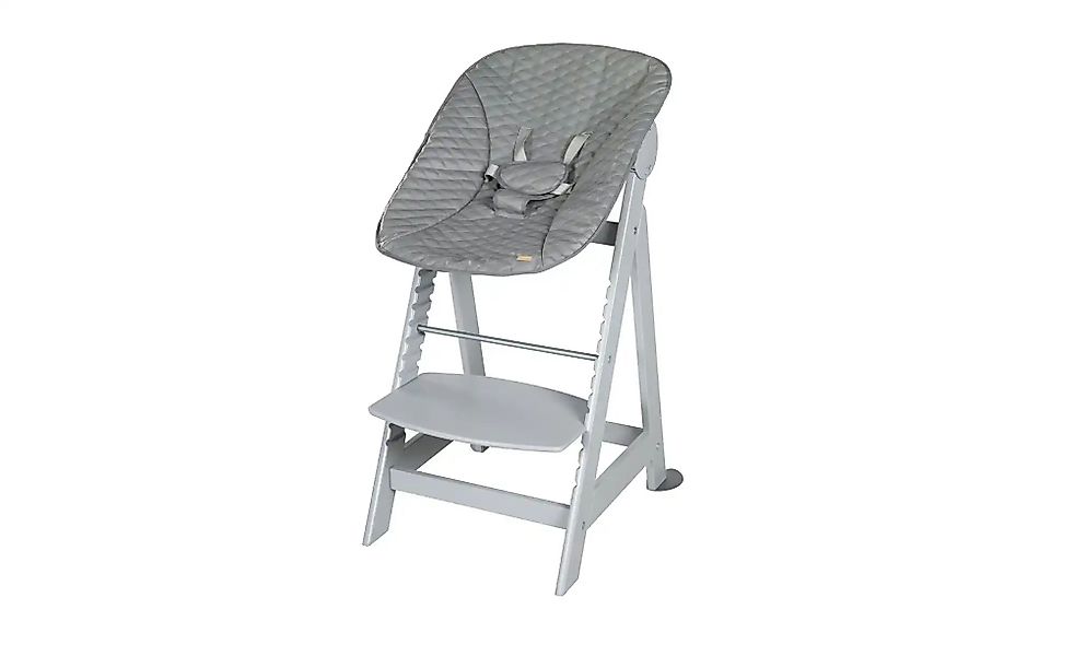 Roba Treppenhochstuhl 2in1  Born Up ¦ grau ¦ Maße (cm): B: 46 H: 94 Baby > günstig online kaufen