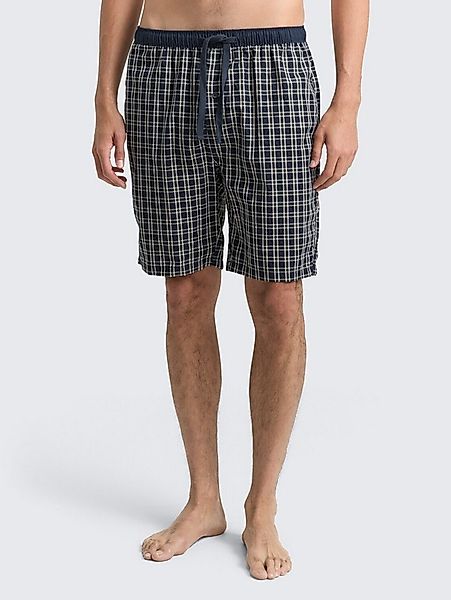 TOM TAILOR Pyjamahose Unterwäsche Pyjama-Shorts aus Baumwolle mit Karomuste günstig online kaufen