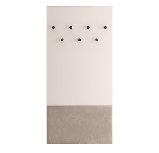 Lomadox Garderobenpaneel VITTORIA-131, in Kaschmir, 69 cm breit, mit Haken günstig online kaufen