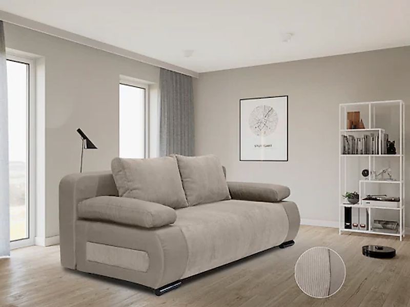 COLLECTION AB Schlafsofa »Moritz« mit Bettfunktion und Bettkasten, komforta günstig online kaufen