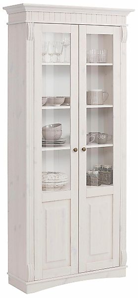 Home affaire Glasvitrine "Teresa", (Maße (B/T/H): ca. 90/32/193 cm), mit 2 günstig online kaufen