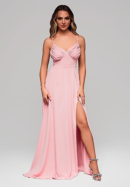 OMBRE Abendkleid Elegantes Abendkleid mit Spaghettiträgern günstig online kaufen