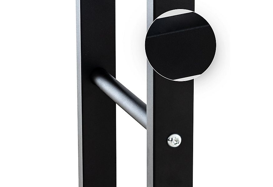 TPFLiving Kaminholzregal Turea, BxTxH:80x25x80 cm, (Vier gummierte Hartbode günstig online kaufen