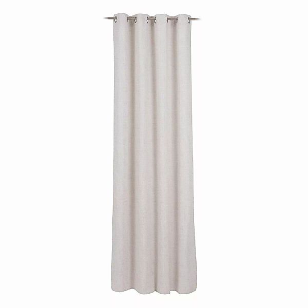 Vorhang Beige Polyester Silber 100 % Baumwolle 140 X 260 Cm günstig online kaufen