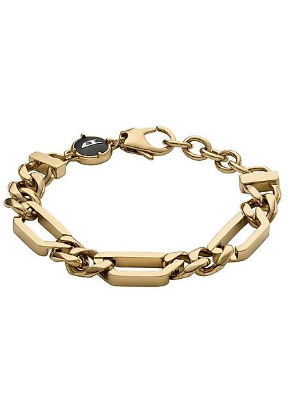 Diesel Armband Schmuck Edelstahl Armschmuck Panzerkette GOLD-TONE CHAIN günstig online kaufen