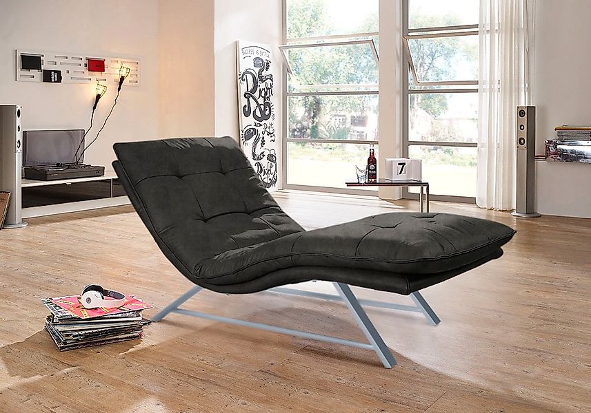 W.SCHILLIG Relaxliege "daily dreams" in Waffelkissen-Optik, wahlweise mit M günstig online kaufen