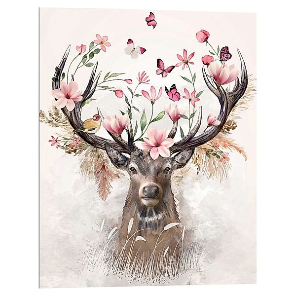 Reinders! Wandbild MARAL, Weiß, Rosa, Braun, günstig online kaufen