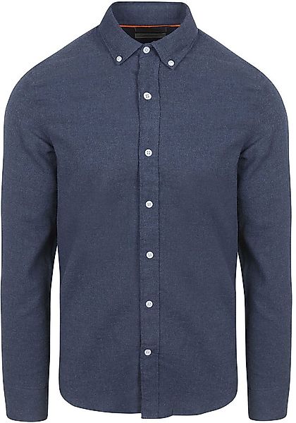 Suitable Hemd Flanel Dunkelblau - Größe XL günstig online kaufen