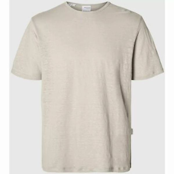 Selected  T-Shirts & Poloshirts 16089504 BETH LINEN SS-OATMEL günstig online kaufen