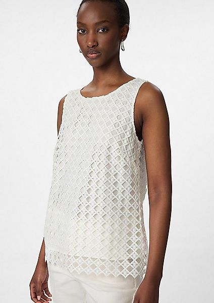 comma Blusentop Bluse Elegantes Blusentop aus Spitze günstig online kaufen