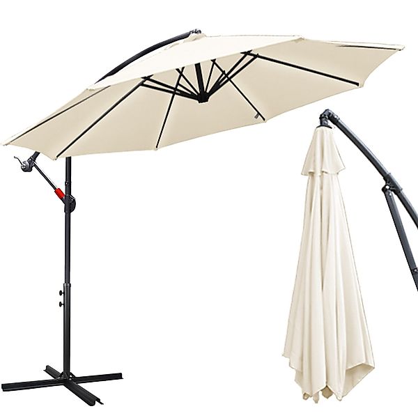Clanmacy Sonnenschirm 3m - 3.5m Sonnenschirm günstig online kaufen