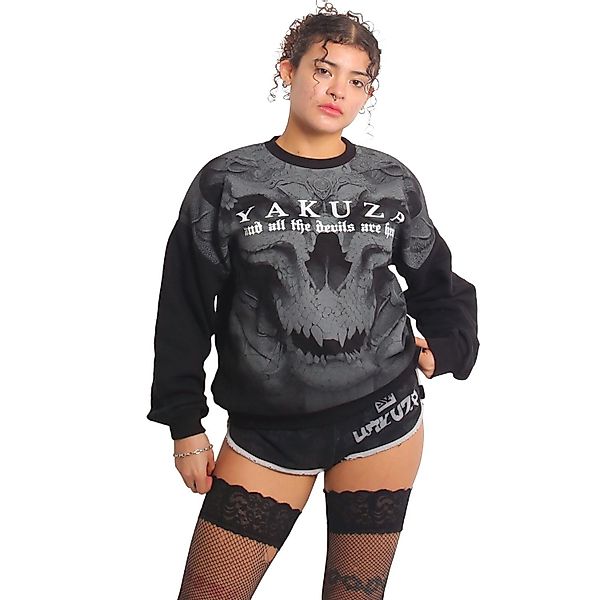 YAKUZA Sweatshirt Devils im Oversized Look günstig online kaufen