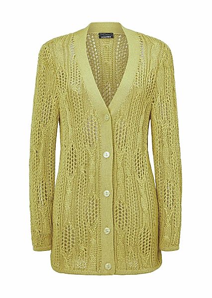 GOLDNER Strickjacke "Kurzgröße Strickjacke mit Knöpfen" Knopf günstig online kaufen