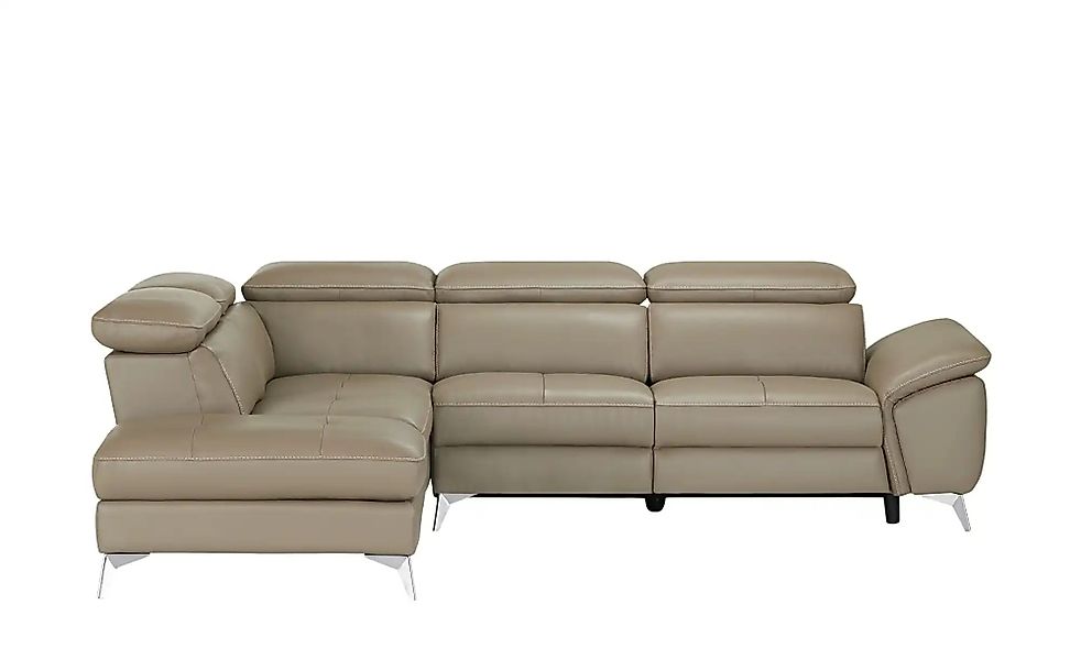 uno Ecksofa mit elektrischer Relaxfunktion Danae ¦ grau ¦ Maße (cm): B: 282 günstig online kaufen