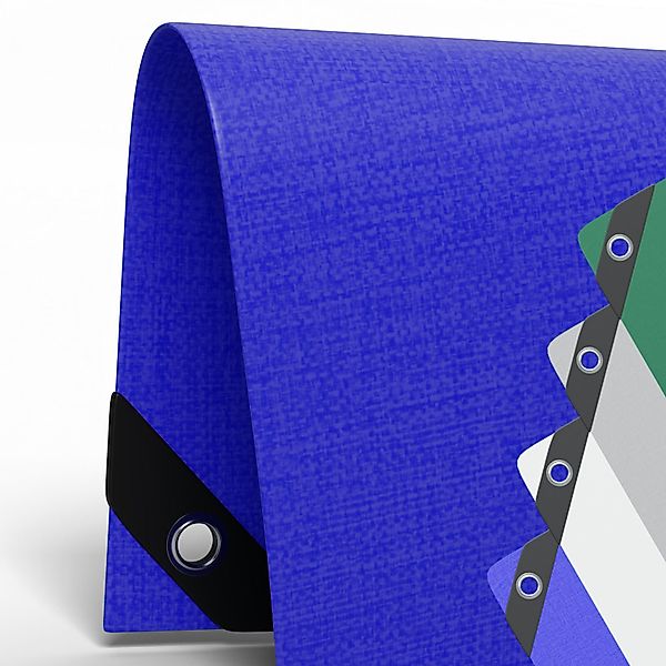 HAGO Schutzplane Allzweck-Abdeckplane in Grau, Blau, günstig online kaufen