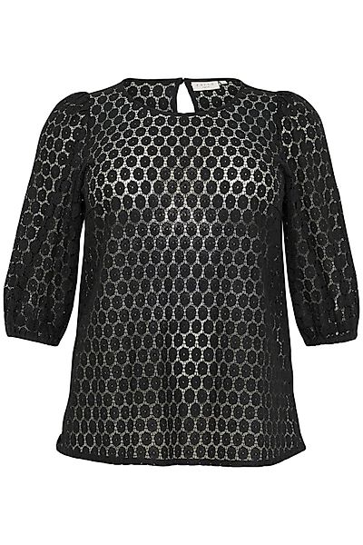 KAFFE Curve Langarmbluse Langarm-Bluse KClorena Große günstig online kaufen