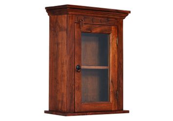 Massivmoebel24 Hängevitrine #1002 (Hängevitrine Akazie 52x24x69 günstig online kaufen