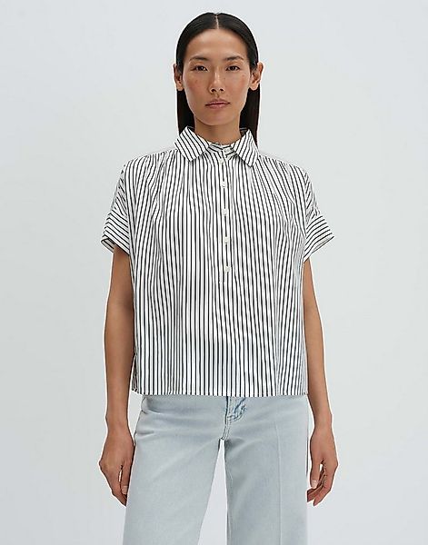 someday Kurzarmbluse Zafine aus ECOVERO™-Viskose Schulterkräuselung und kur günstig online kaufen